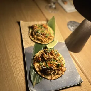 King Oyster mushroom tostada