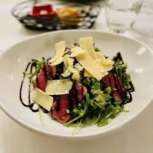 Ahi salad with heavy truffle dressing