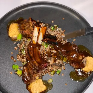 Grilled Rack of Lamb