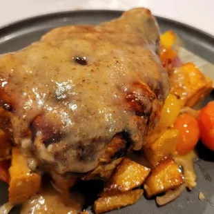 Duck leg confit Wellington