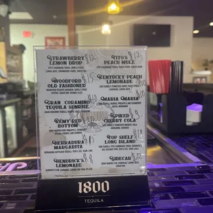 Your choice of liquor