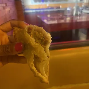 Friday, 14 April 2023 -- Meat Pie ($5) at Choukouya Nigerian Restaurant