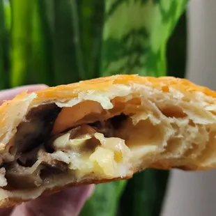 Inside the mushroom croissant (8/29/23)