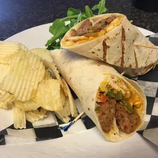 burritos and wraps, food