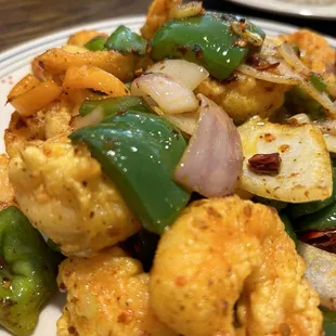B60. Szechuan Shrimp