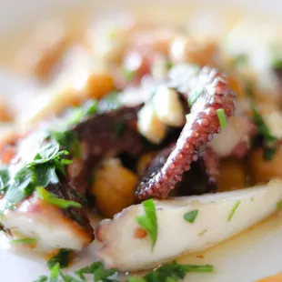 Spanish Octopus, Feta, Chick Peas, Oregano, EVOO