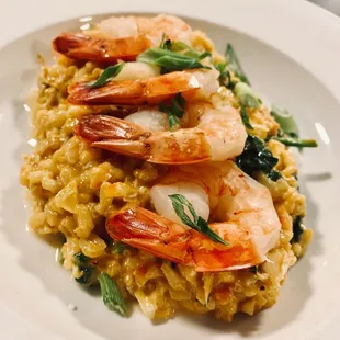 Shrimp and lump crab risotto