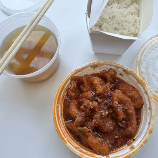 Sweet and Spicy Fish. 2/5. Cannot taste anything but spice. IG: @amei.eats