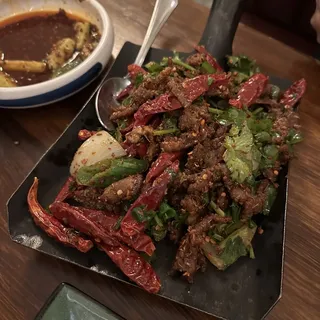 Sauteed Lamb w Cumin