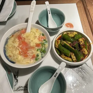 Tomato Egg Drop Soup