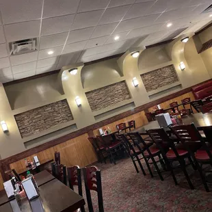 the interior of a restaurant