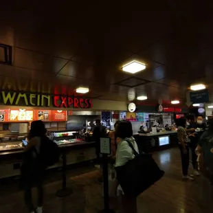 surprisingly more people in the burger king line than the chowmein line