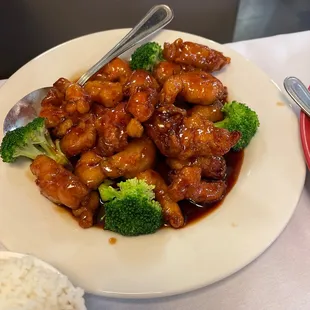 Orange chicken