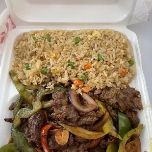 L13. Mongolian Beef Special Lunch
