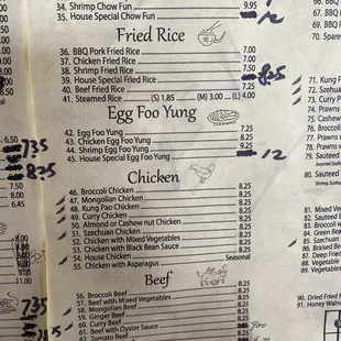 Current menu 3/1/2024