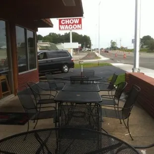 Outdoor seating