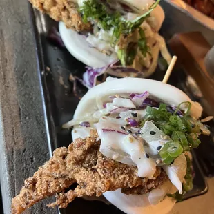 Soft shell crab bao
