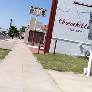 You can't tell, but the sign has Master Shake, Frylock and a hamgurger w a face as well as 2 tacos wearing a sombrero.