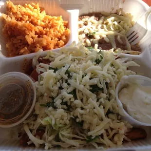 Cheese enchiladas....pretty good!!!