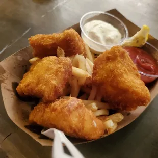 Fish and chips $16.99
