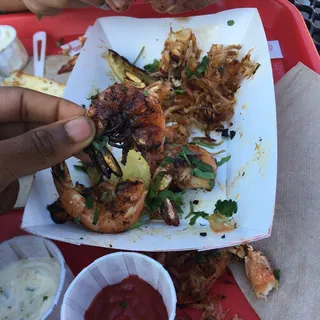 Famous Lemon Peel n' Eat Grilled Garlic Shrimp