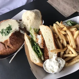 Wharf Crispy Fish Sandwich