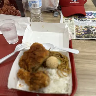 Trying their new Spicy  chicken combo meal. And it's deliciously hot  ‍‍‍