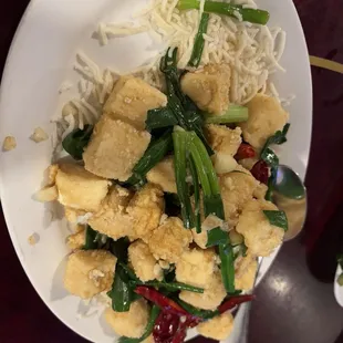 Salt pepper tofu