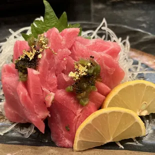 a close up of a plate of food