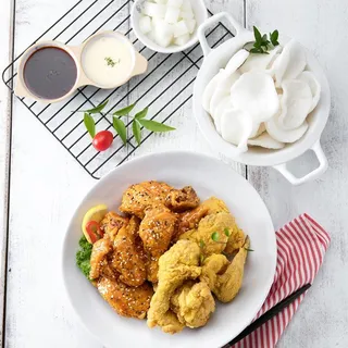 Half Golden Chicken/Half Sweet Chicken