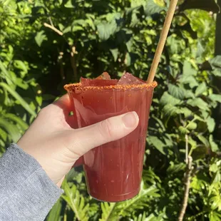 Blood orange margarita