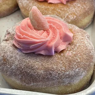 Strawberry cream filled. Oh wait, it&apos;s watermelon cream filled.