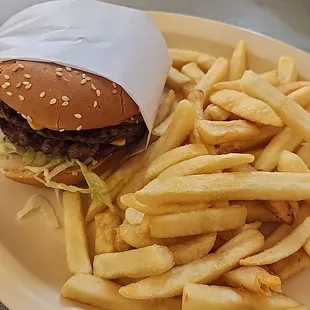 Double cheese burger