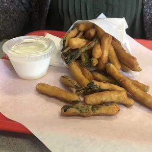 Fried zucchini