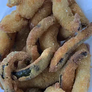 Homemade zucchini "nuggets" served with ranch.