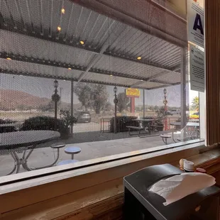 a view of the outside of the restaurant