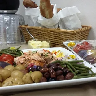 Nicoise Salad! For Clue Unlimited!