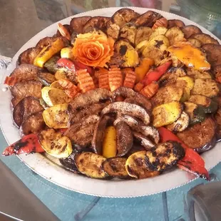 Chilled Grilled Vegetable platter~ Drop the mic!