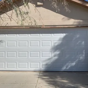 New garage door