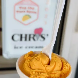 Mango ice cream