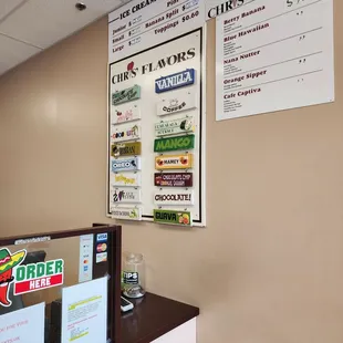 Flavors of the day menu on 10/4/23