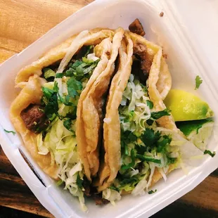 Weekly taco fix: steak tacos