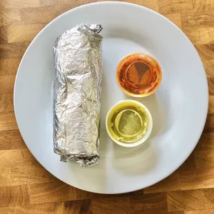 BRC Burrito (beans, rice and cheese)