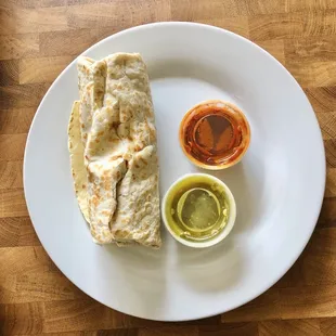 BRC Burrito (beans, rice and cheese)