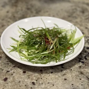 Green onion salad