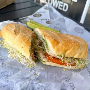 Green Flash Sandwich + sprouts