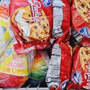 Mrs Fields and Snow Cones!