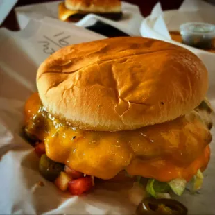 Cheddar Cheesy Burger