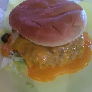 Flaming Jalapeno Burger
