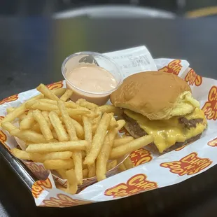 Combo #1 Slider and Fries ($9.79)